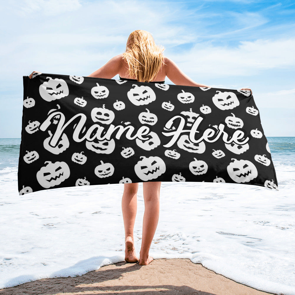 Personalized Beach Towel | Customized Bats Retro Style Beach Towel | Bachelorette Bridesmaid Towel | Personalized Gifts