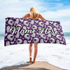 Personalized Beach Towel | Customized Bats Retro Style Beach Towel | Bachelorette Bridesmaid Towel | Personalized Gifts