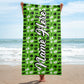 Personalized Beach Towel | Customized Bats Retro Style Beach Towel | Bachelorette Bridesmaid Towel | Personalized Gifts