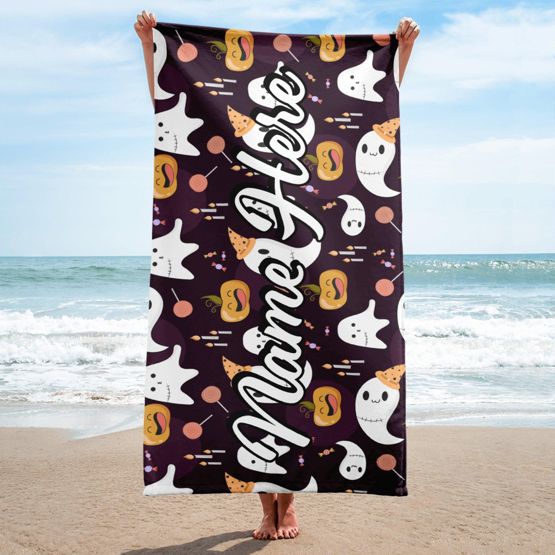 Personalized Beach Towel | Customized Bats Retro Style Beach Towel | Bachelorette Bridesmaid Towel | Personalized Gifts