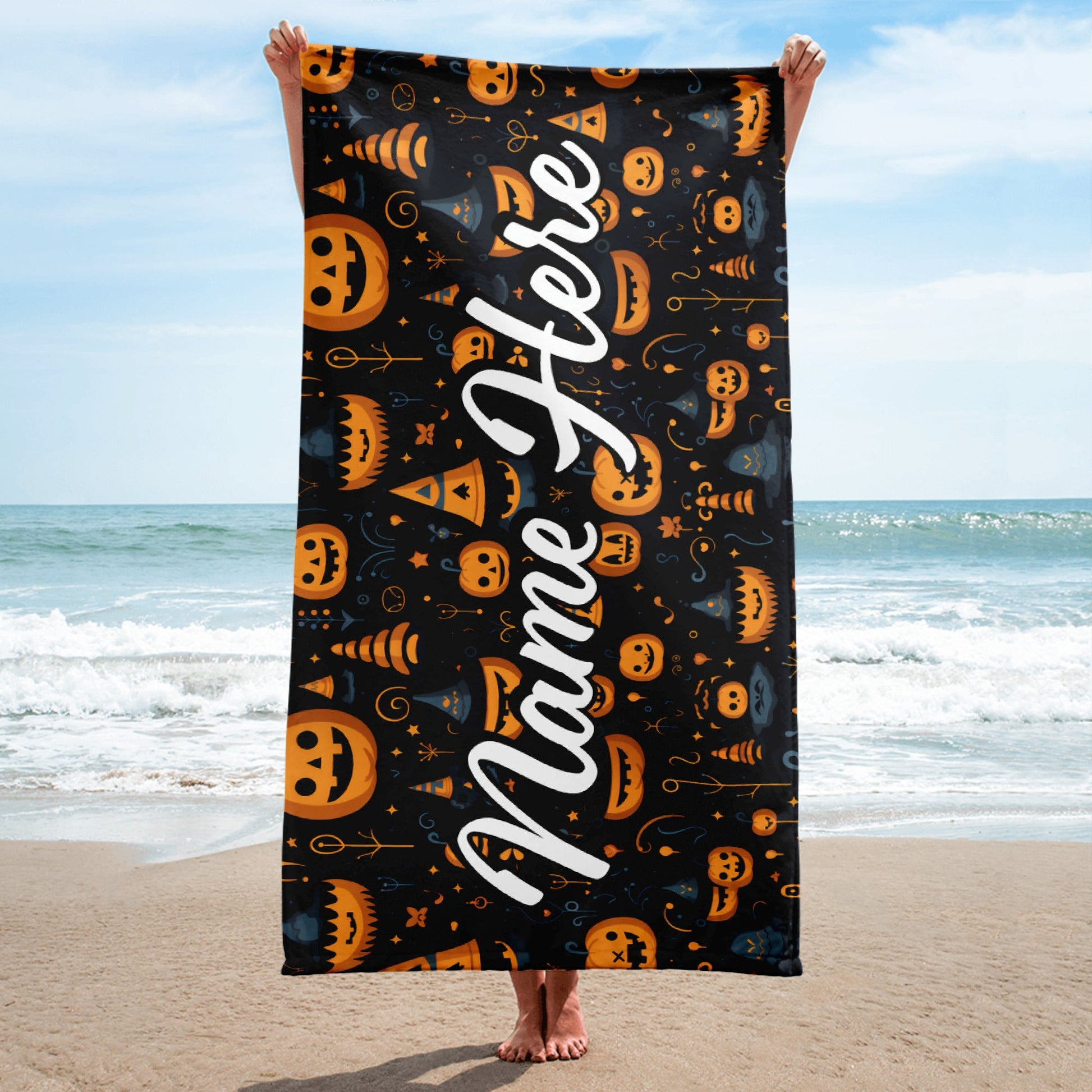 Personalized Beach Towel | Customized Bats Retro Style Beach Towel | Bachelorette Bridesmaid Towel | Personalized Gifts