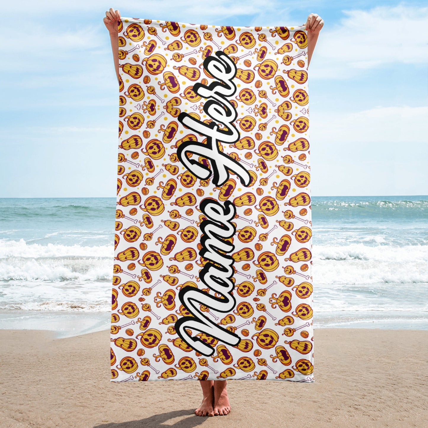 Personalized Beach Towel | Customized Bats Retro Style Beach Towel | Bachelorette Bridesmaid Towel | Personalized Gifts