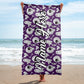 Personalized Beach Towel | Customized Bats Retro Style Beach Towel | Bachelorette Bridesmaid Towel | Personalized Gifts