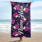 Personalized Beach Towel | Customized Bats Retro Style Beach Towel | Bachelorette Bridesmaid Towel | Personalized Gifts