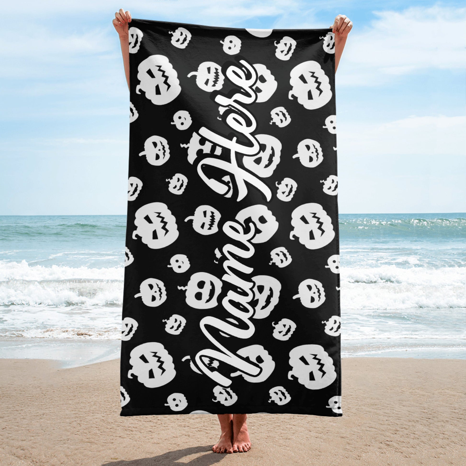 Personalized Beach Towel | Customized Bats Retro Style Beach Towel | Bachelorette Bridesmaid Towel | Personalized Gifts