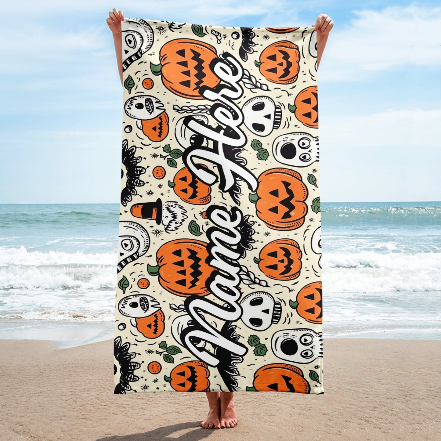 Personalized Beach Towel | Customized Bats Retro Style Beach Towel | Bachelorette Bridesmaid Towel | Personalized Gifts