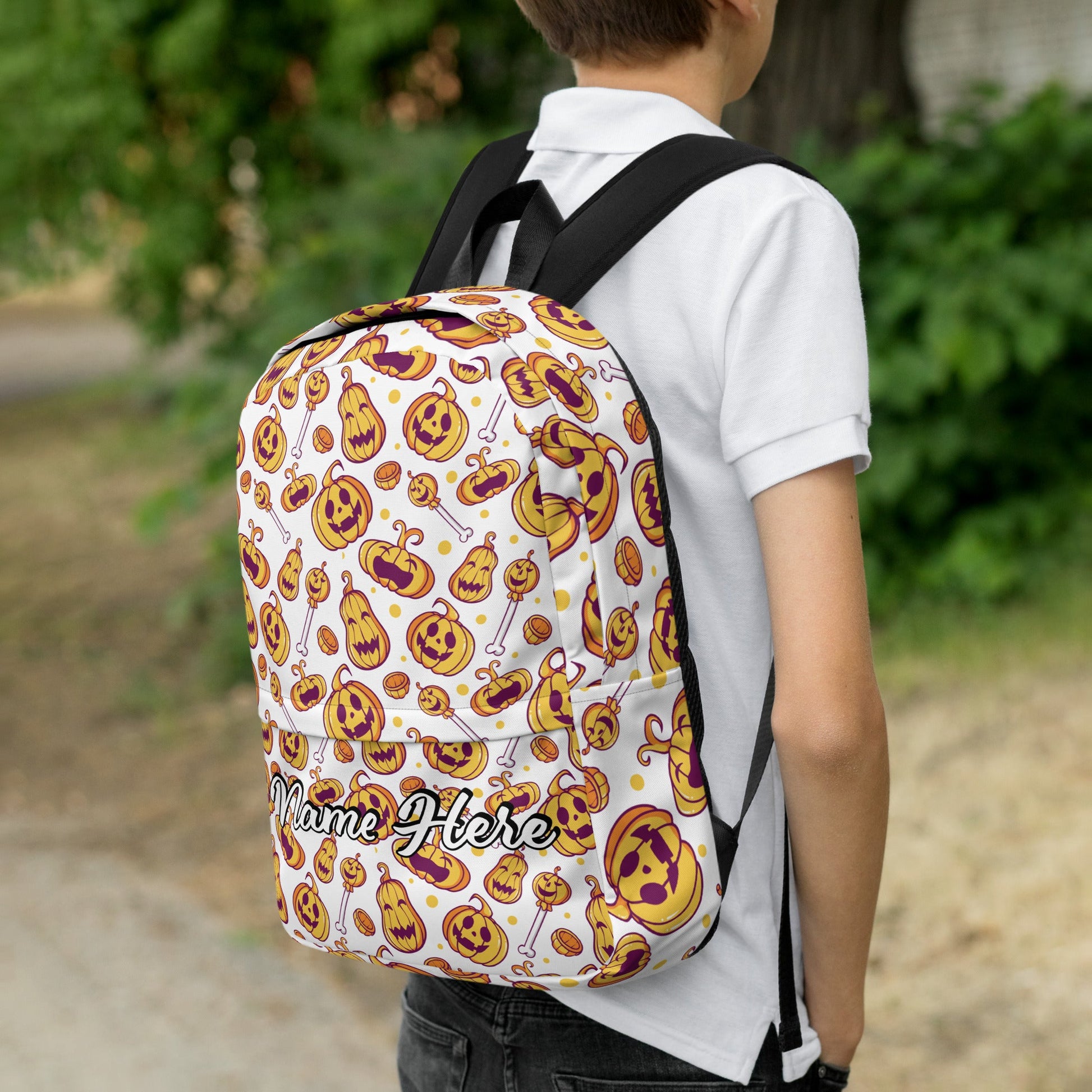 Personalized Canvas Backpack with Custom Name, Back to School Gift Backpack, Christmas Present Bag, Simple Work Backpack for College