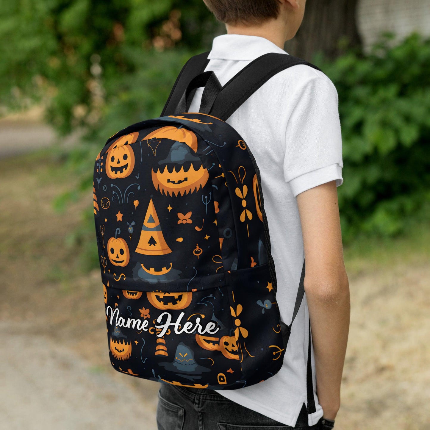 Personalized Canvas Backpack with Custom Name, Back to School Gift Backpack, Christmas Present Bag, Simple Work Backpack for College