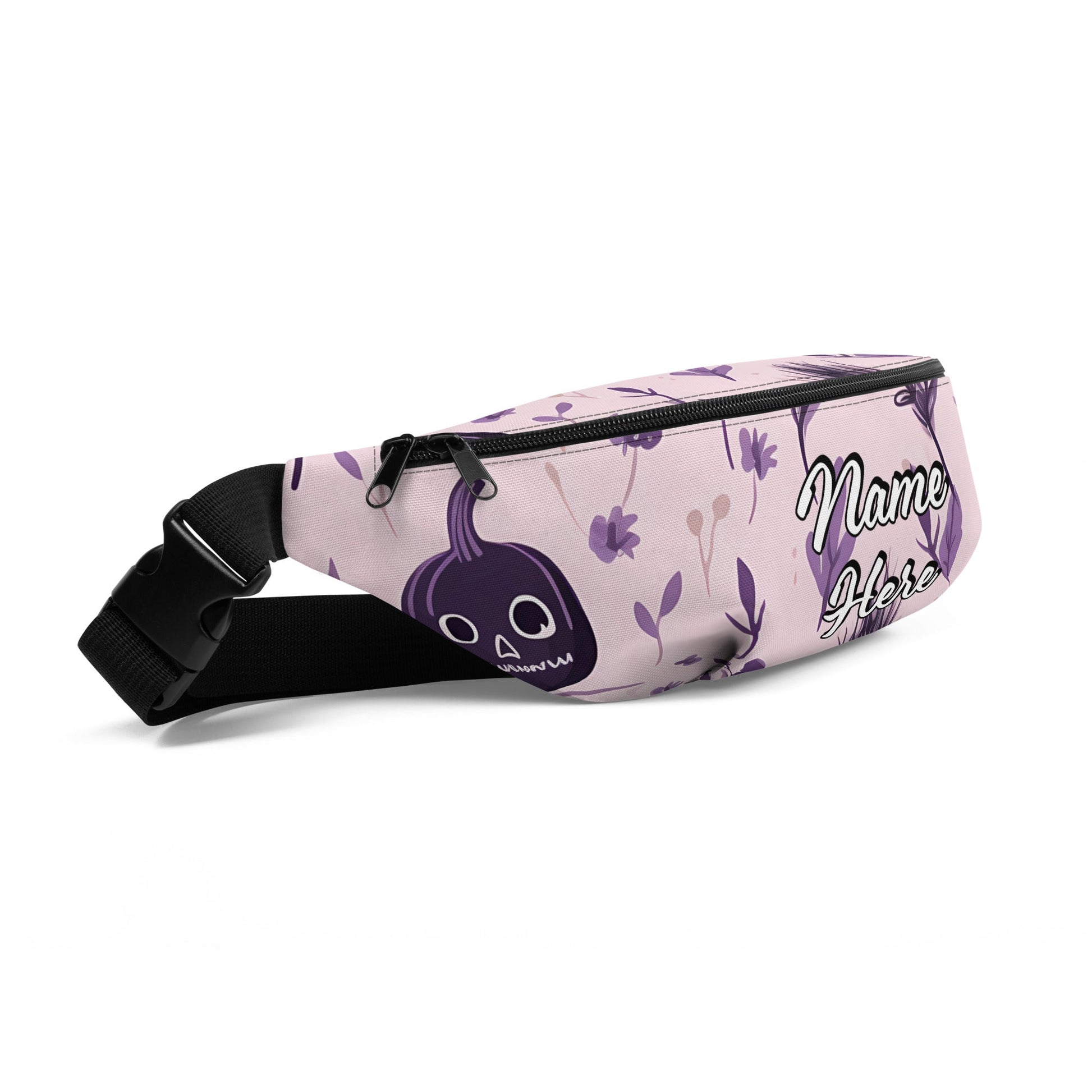 Personalized Good Vibes Fanny Pack | Personal Waist Bag for Girls | Fashion Elegant Hip Bag | Belt Bags for Travel | Sports Running Bag