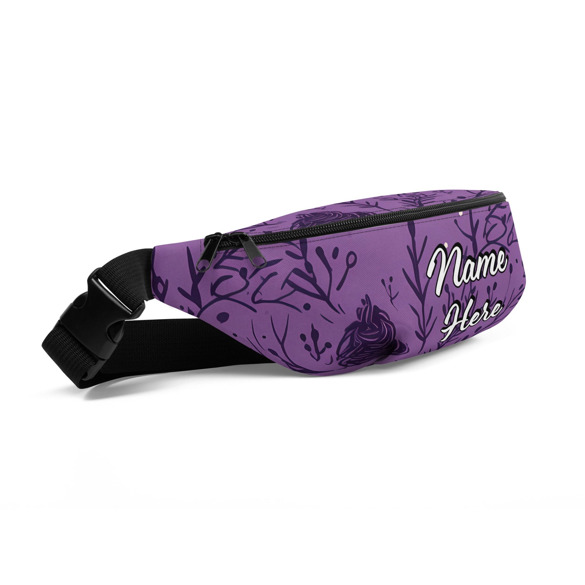 Personalized Good Vibes Fanny Pack | Personal Waist Bag for Girls | Fashion Elegant Hip Bag | Belt Bags for Travel | Sports Running Bag