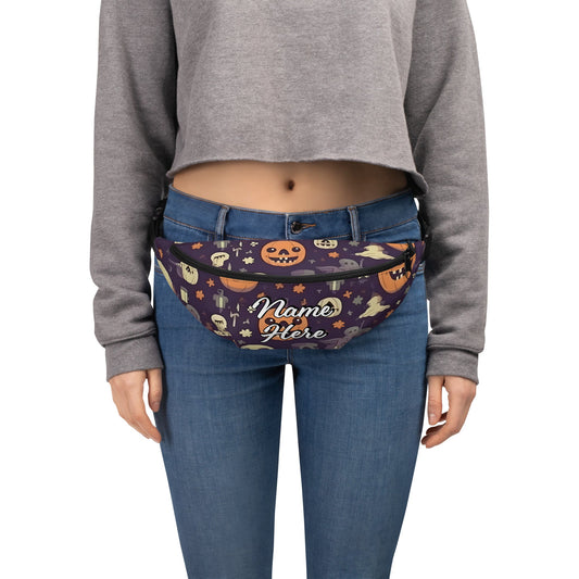 Personalized Good Vibes Fanny Pack | Personal Waist Bag for Girls | Fashion Elegant Hip Bag | Belt Bags for Travel | Sports Running Bag