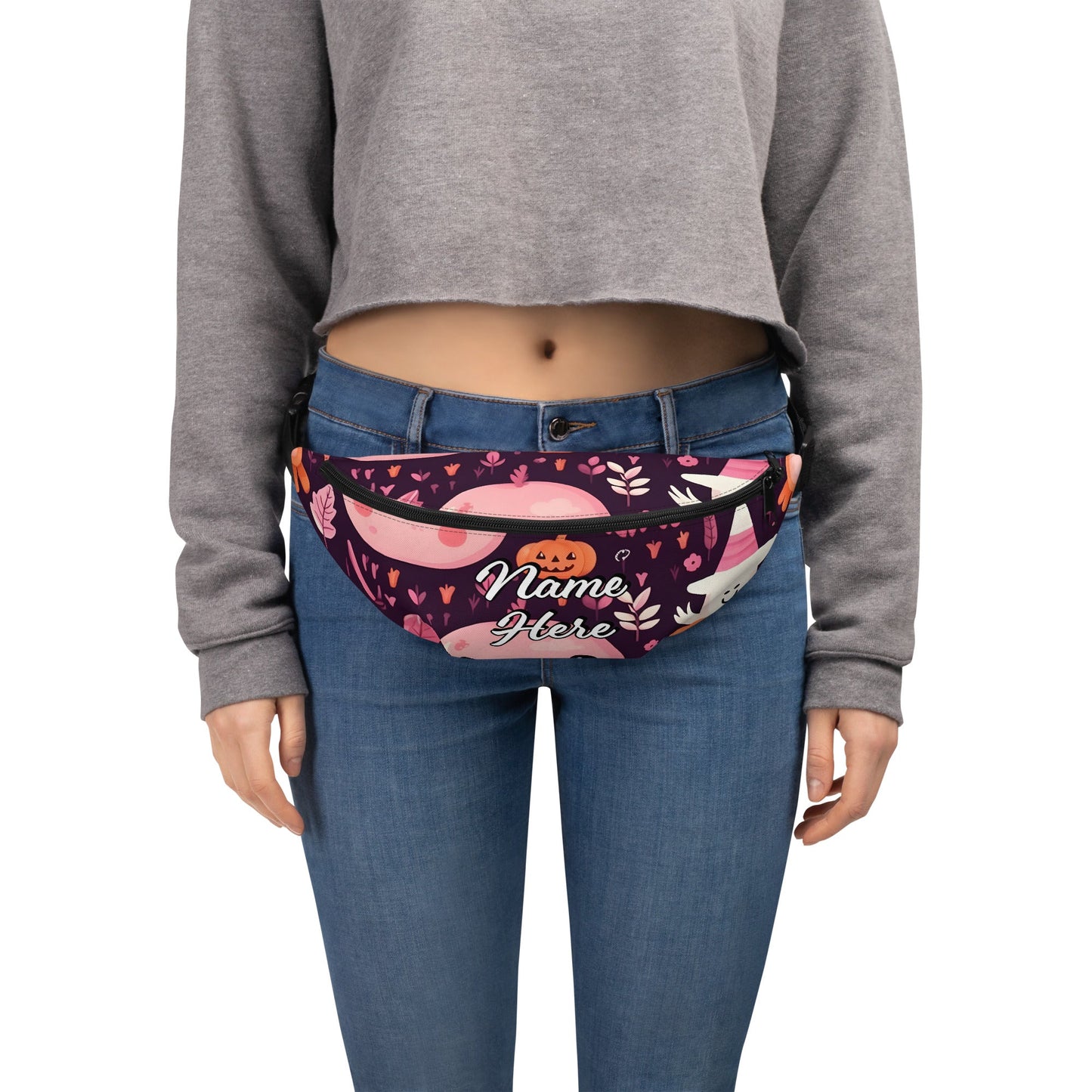 Personalized Good Vibes Fanny Pack | Personal Waist Bag for Girls | Fashion Elegant Hip Bag | Belt Bags for Travel | Sports Running Bag