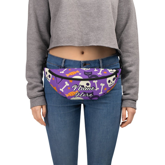 Personalized Good Vibes Fanny Pack | Personal Waist Bag for Girls | Fashion Elegant Hip Bag | Belt Bags for Travel | Sports Running Bag