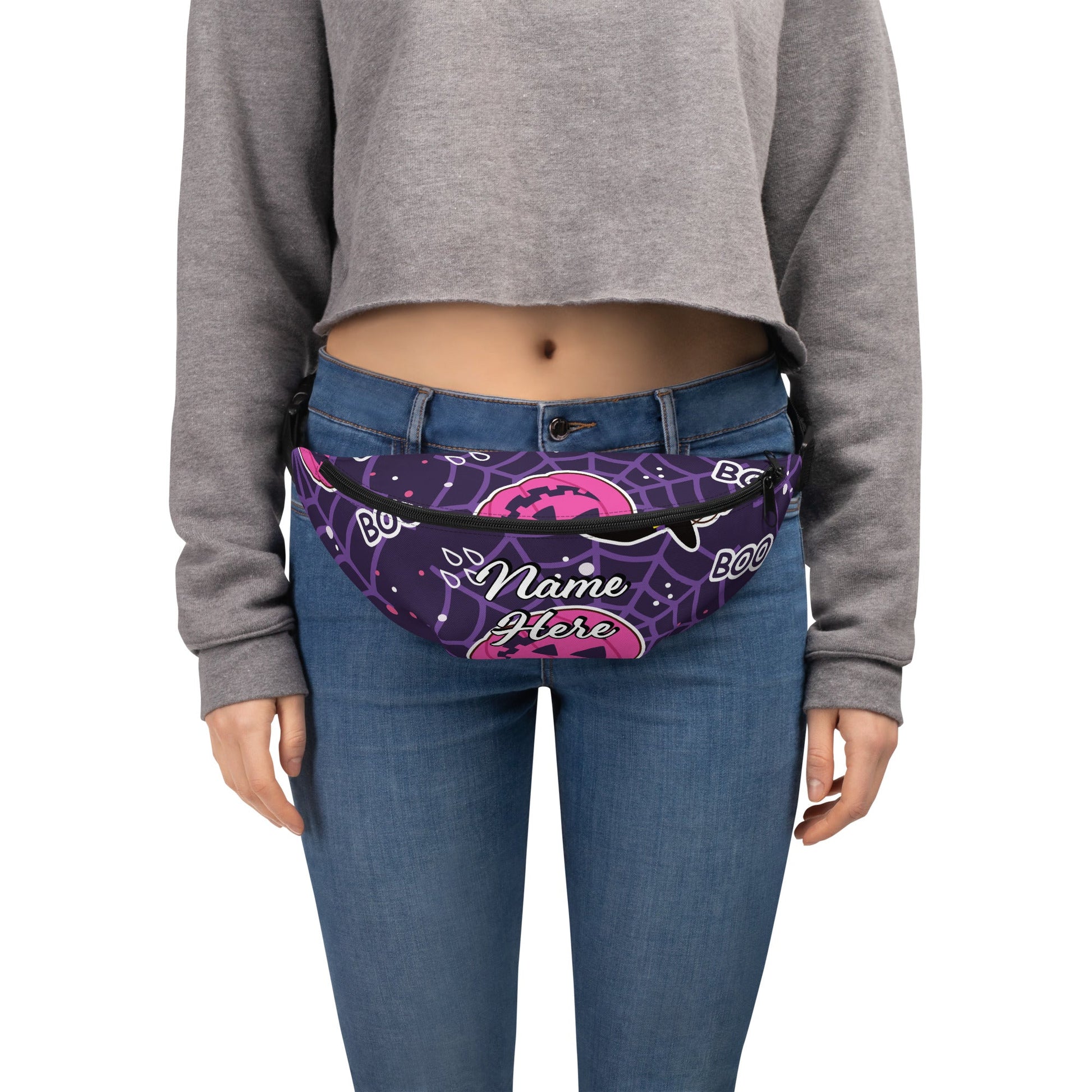 Personalized Good Vibes Fanny Pack | Personal Waist Bag for Girls | Fashion Elegant Hip Bag | Belt Bags for Travel | Sports Running Bag