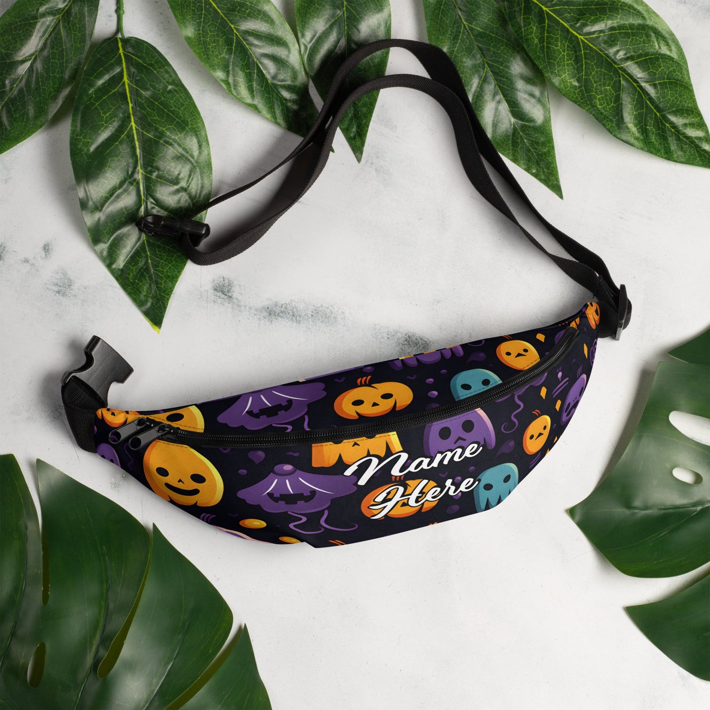 Personalized Good Vibes Fanny Pack | Personal Waist Bag for Girls | Fashion Elegant Hip Bag | Belt Bags for Travel | Sports Running Bag