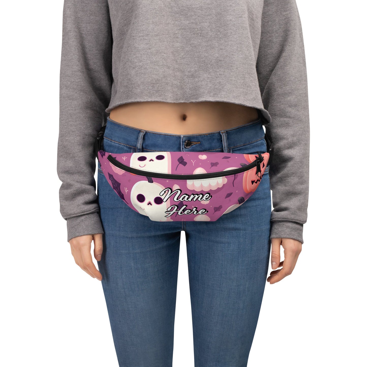 Personalized Good Vibes Fanny Pack | Personal Waist Bag for Girls | Fashion Elegant Hip Bag | Belt Bags for Travel | Sports Running Bag