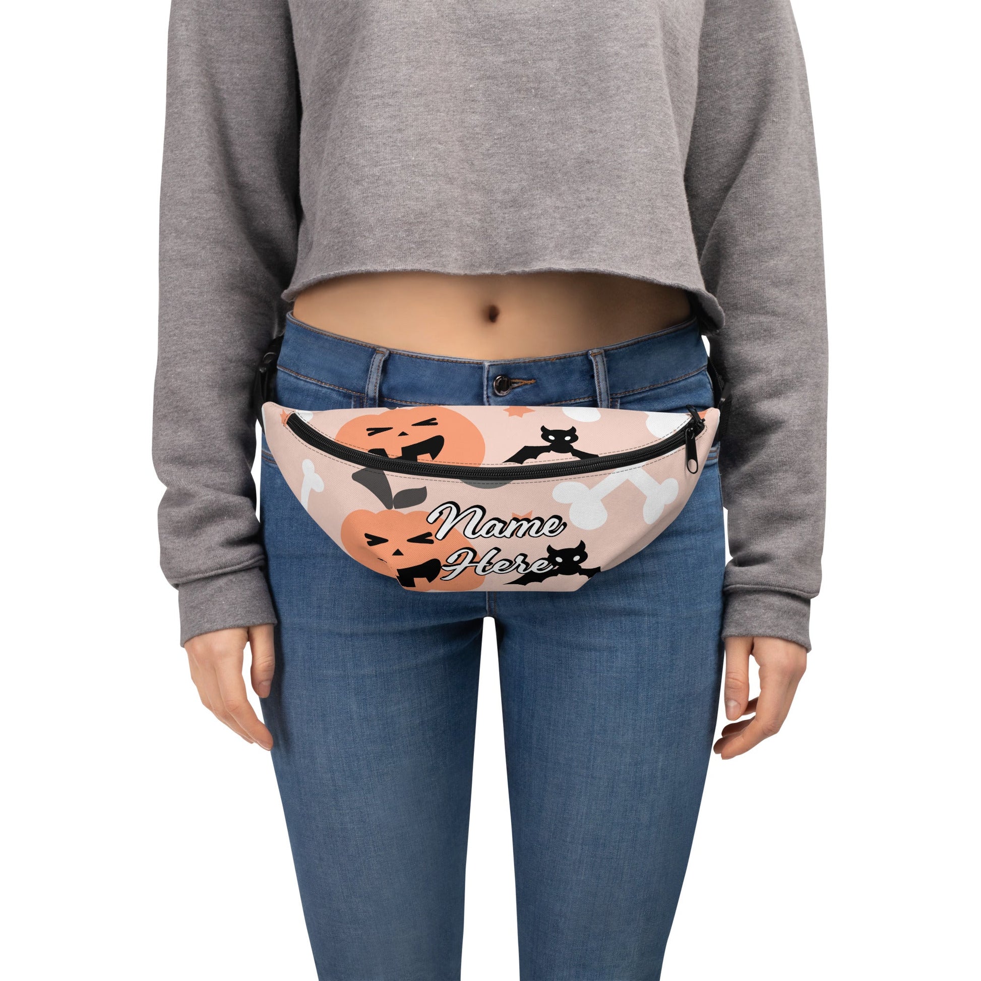 Personalized Good Vibes Fanny Pack | Personal Waist Bag for Girls | Fashion Elegant Hip Bag | Belt Bags for Travel | Sports Running Bag