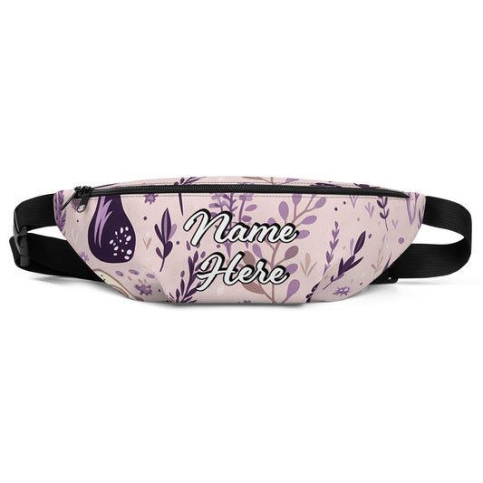 Personalized Good Vibes Fanny Pack | Personal Waist Bag for Girls | Fashion Elegant Hip Bag | Belt Bags for Travel | Sports Running Bag