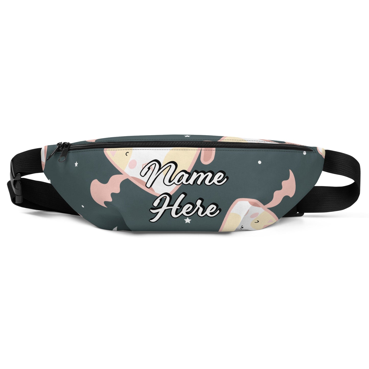 Personalized Good Vibes Fanny Pack | Personal Waist Bag for Girls | Fashion Elegant Hip Bag | Belt Bags for Travel | Sports Running Bag