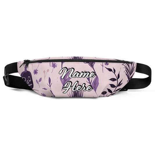 Personalized Good Vibes Fanny Pack | Personal Waist Bag for Girls | Fashion Elegant Hip Bag | Belt Bags for Travel | Sports Running Bag