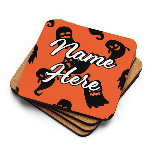 Personalized Halloween Coasters | Wedding, Housewarming Gift | Custom Coaster Set | Extra Thick Coasters | Wedding Favors Coasters