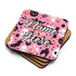 Personalized Halloween Coasters | Wedding, Housewarming Gift | Custom Coaster Set | Extra Thick Coasters | Wedding Favors Coasters