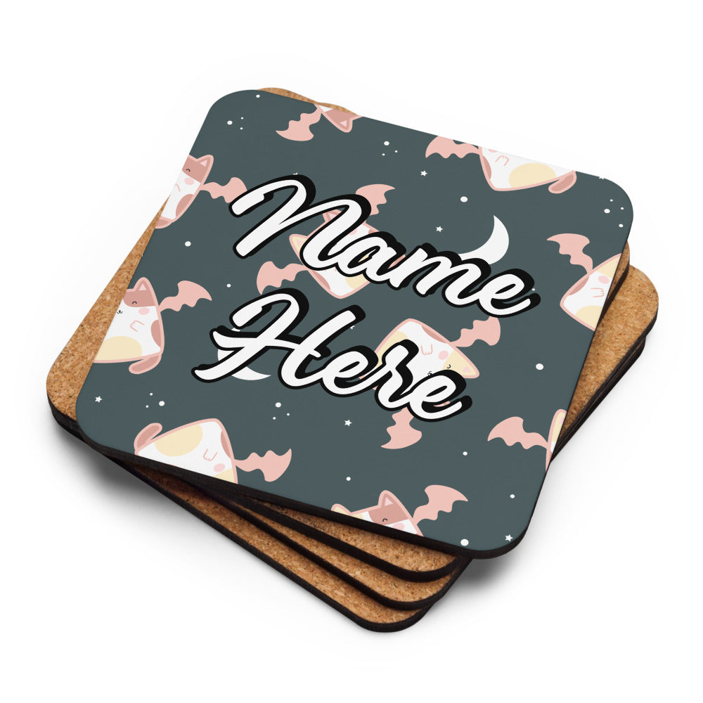 Personalized Halloween Coasters | Wedding, Housewarming Gift | Custom Coaster Set | Extra Thick Coasters | Wedding Favors Coasters