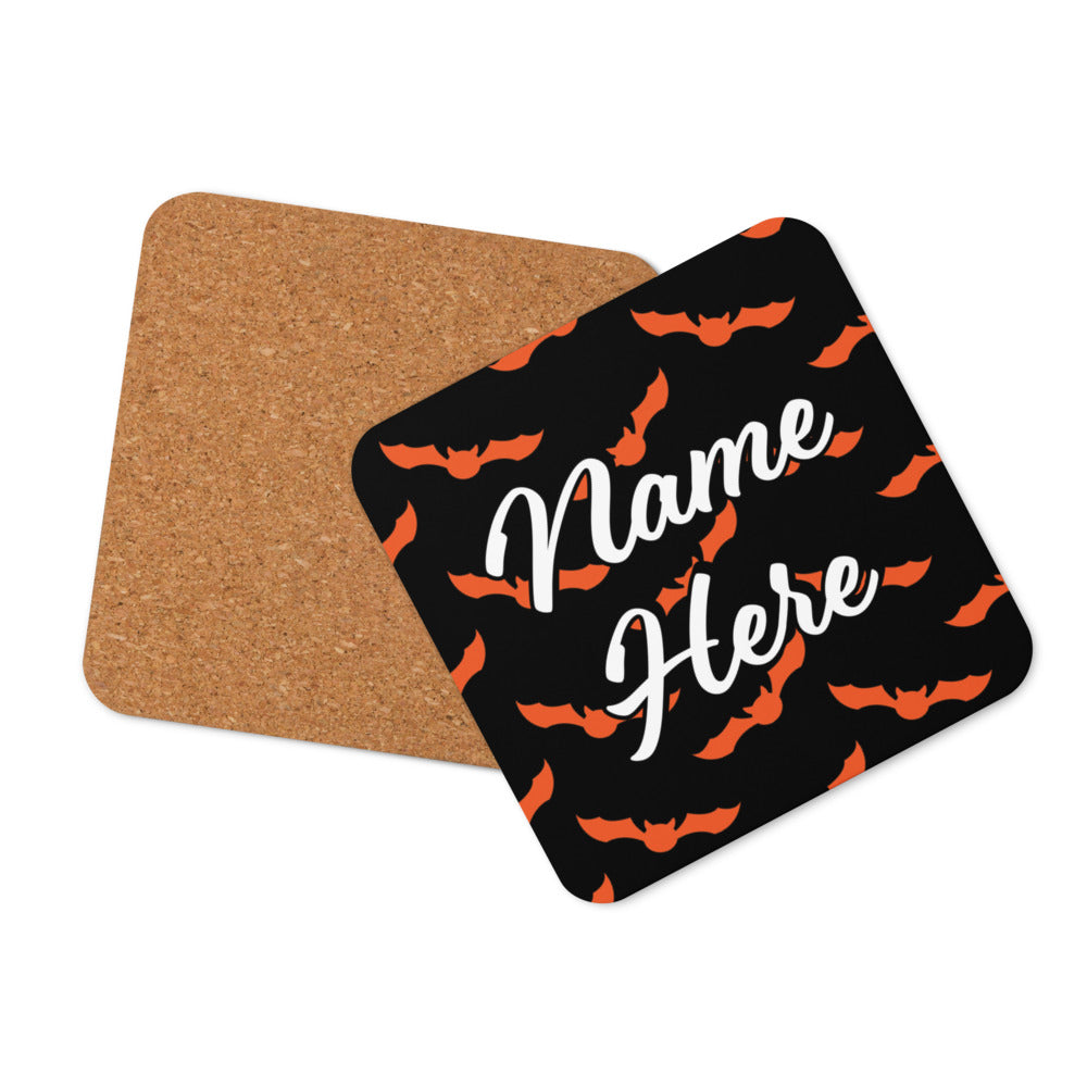 Personalized Halloween Coasters | Wedding, Housewarming Gift | Custom Coaster Set | Extra Thick Coasters | Wedding Favors Coasters