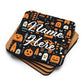 Personalized Halloween Coasters | Wedding, Housewarming Gift | Custom Coaster Set | Extra Thick Coasters | Wedding Favors Coasters