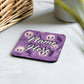 Personalized Halloween Coasters | Wedding, Housewarming Gift | Custom Coaster Set | Extra Thick Coasters | Wedding Favors Coasters