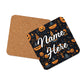 Personalized Halloween Coasters | Wedding, Housewarming Gift | Custom Coaster Set | Extra Thick Coasters | Wedding Favors Coasters