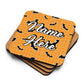 Personalized Halloween Coasters | Wedding, Housewarming Gift | Custom Coaster Set | Extra Thick Coasters | Wedding Favors Coasters