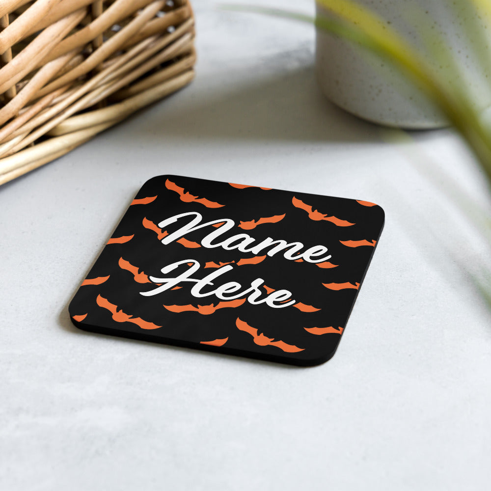 Personalized Halloween Coasters | Wedding, Housewarming Gift | Custom Coaster Set | Extra Thick Coasters | Wedding Favors Coasters