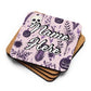 Personalized Halloween Coasters | Wedding, Housewarming Gift | Custom Coaster Set | Extra Thick Coasters | Wedding Favors Coasters