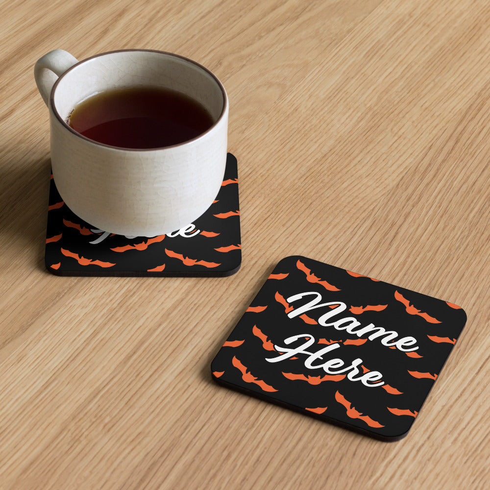 Personalized Halloween Coasters | Wedding, Housewarming Gift | Custom Coaster Set | Extra Thick Coasters | Wedding Favors Coasters