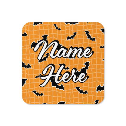 Personalized Halloween Coasters | Wedding, Housewarming Gift | Custom Coaster Set | Extra Thick Coasters | Wedding Favors Coasters