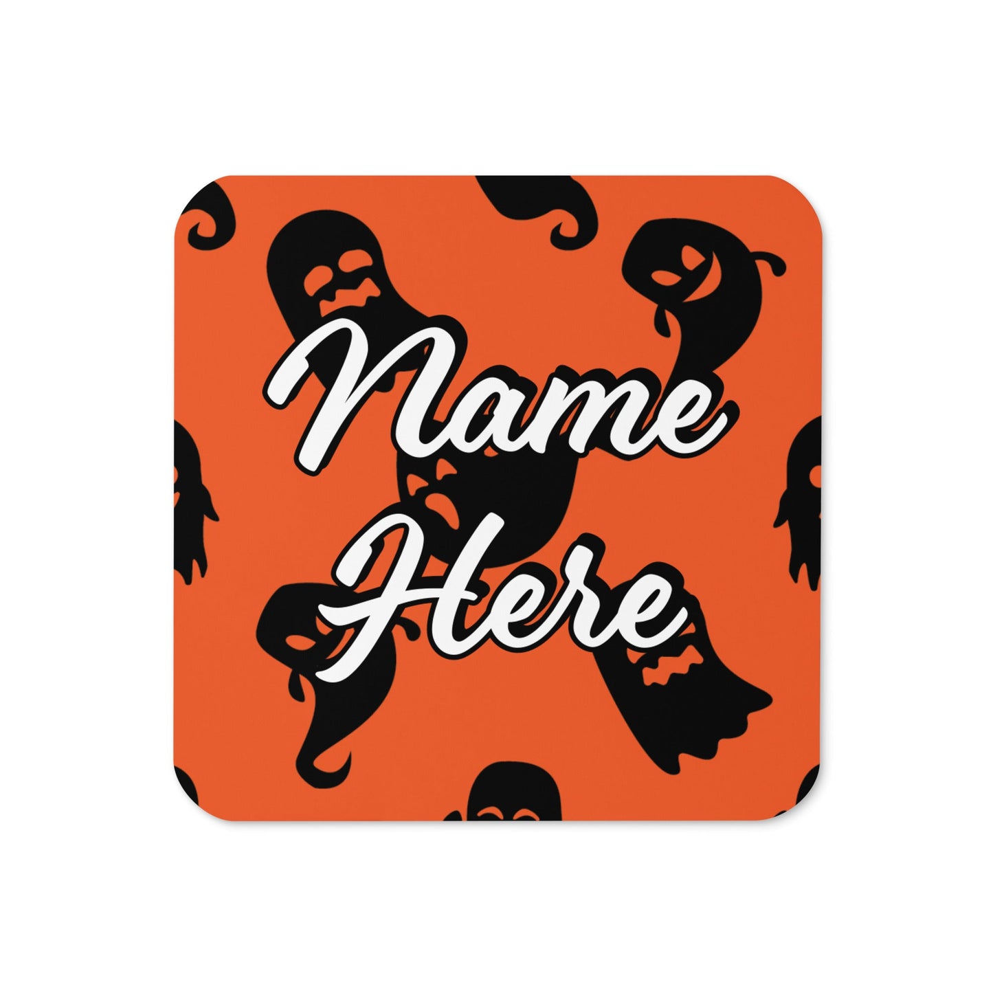 Personalized Halloween Coasters | Wedding, Housewarming Gift | Custom Coaster Set | Extra Thick Coasters | Wedding Favors Coasters