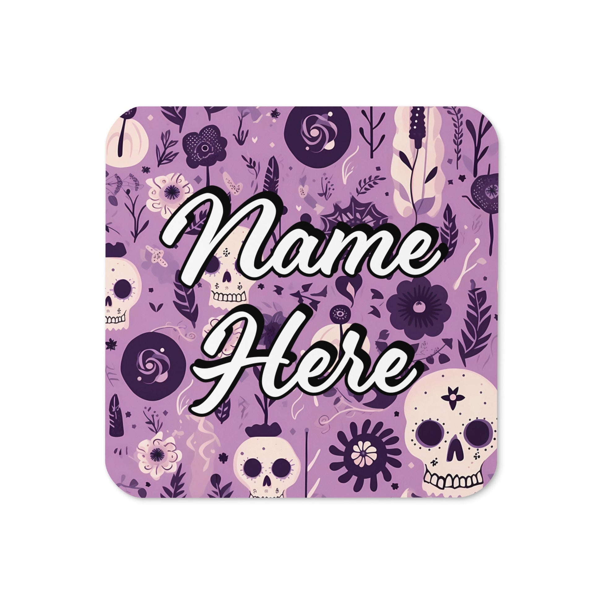 Personalized Halloween Coasters | Wedding, Housewarming Gift | Custom Coaster Set | Extra Thick Coasters | Wedding Favors Coasters