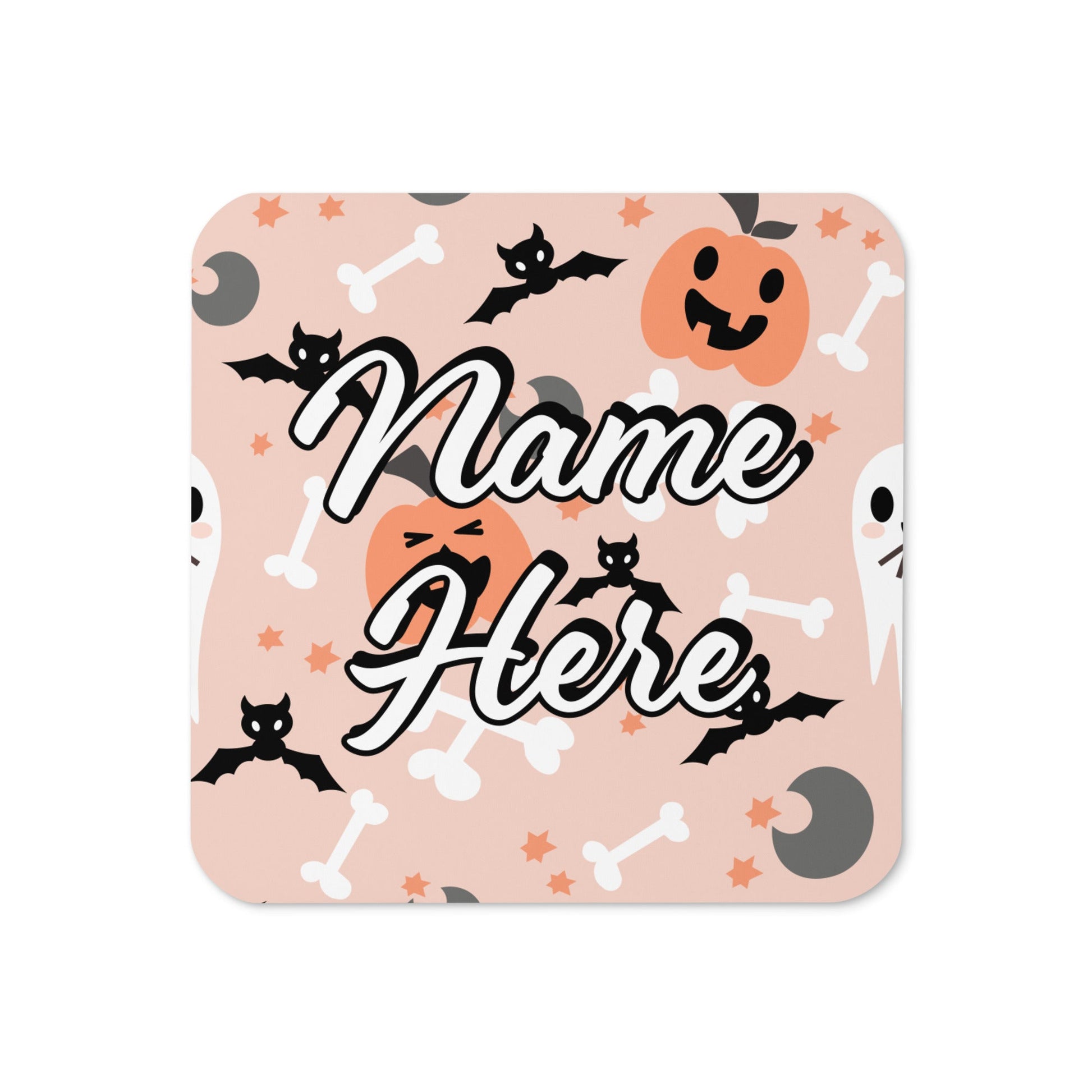 Personalized Halloween Coasters | Wedding, Housewarming Gift | Custom Coaster Set | Extra Thick Coasters | Wedding Favors Coasters