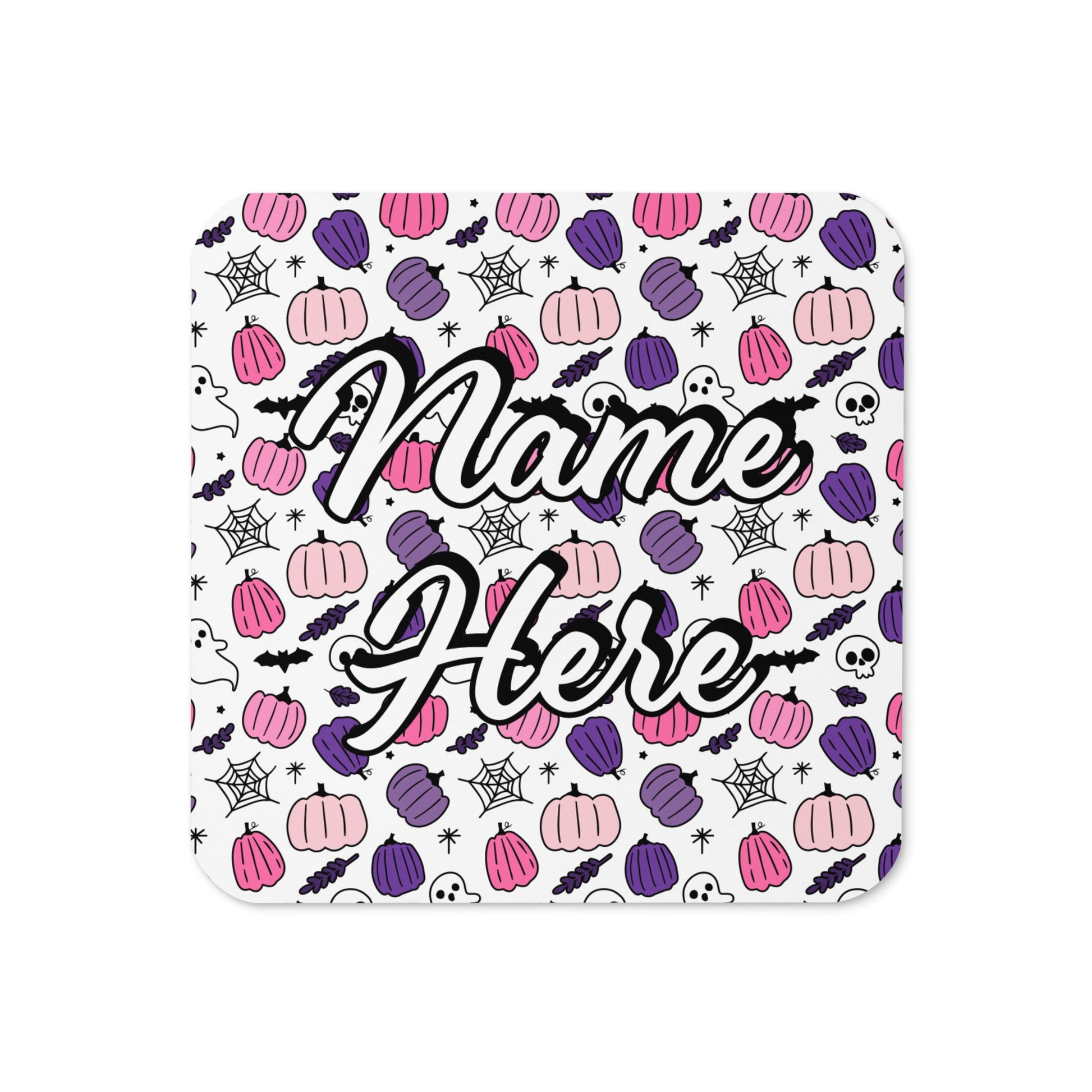 Personalized Halloween Coasters | Wedding, Housewarming Gift | Custom Coaster Set | Extra Thick Coasters | Wedding Favors Coasters