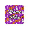 Personalized Halloween Coasters | Wedding, Housewarming Gift | Custom Coaster Set | Extra Thick Coasters | Wedding Favors Coasters