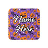 Personalized Halloween Coasters | Wedding, Housewarming Gift | Custom Coaster Set | Extra Thick Coasters | Wedding Favors Coasters