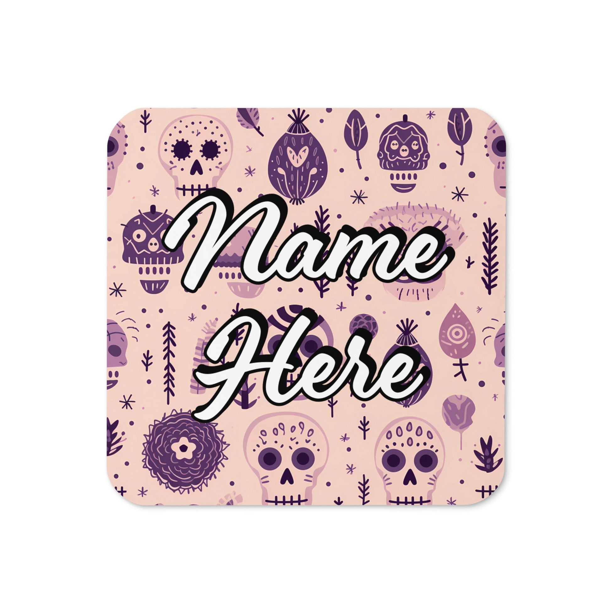 Personalized Halloween Coasters | Wedding, Housewarming Gift | Custom Coaster Set | Extra Thick Coasters | Wedding Favors Coasters