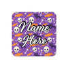 Personalized Halloween Coasters | Wedding, Housewarming Gift | Custom Coaster Set | Extra Thick Coasters | Wedding Favors Coasters