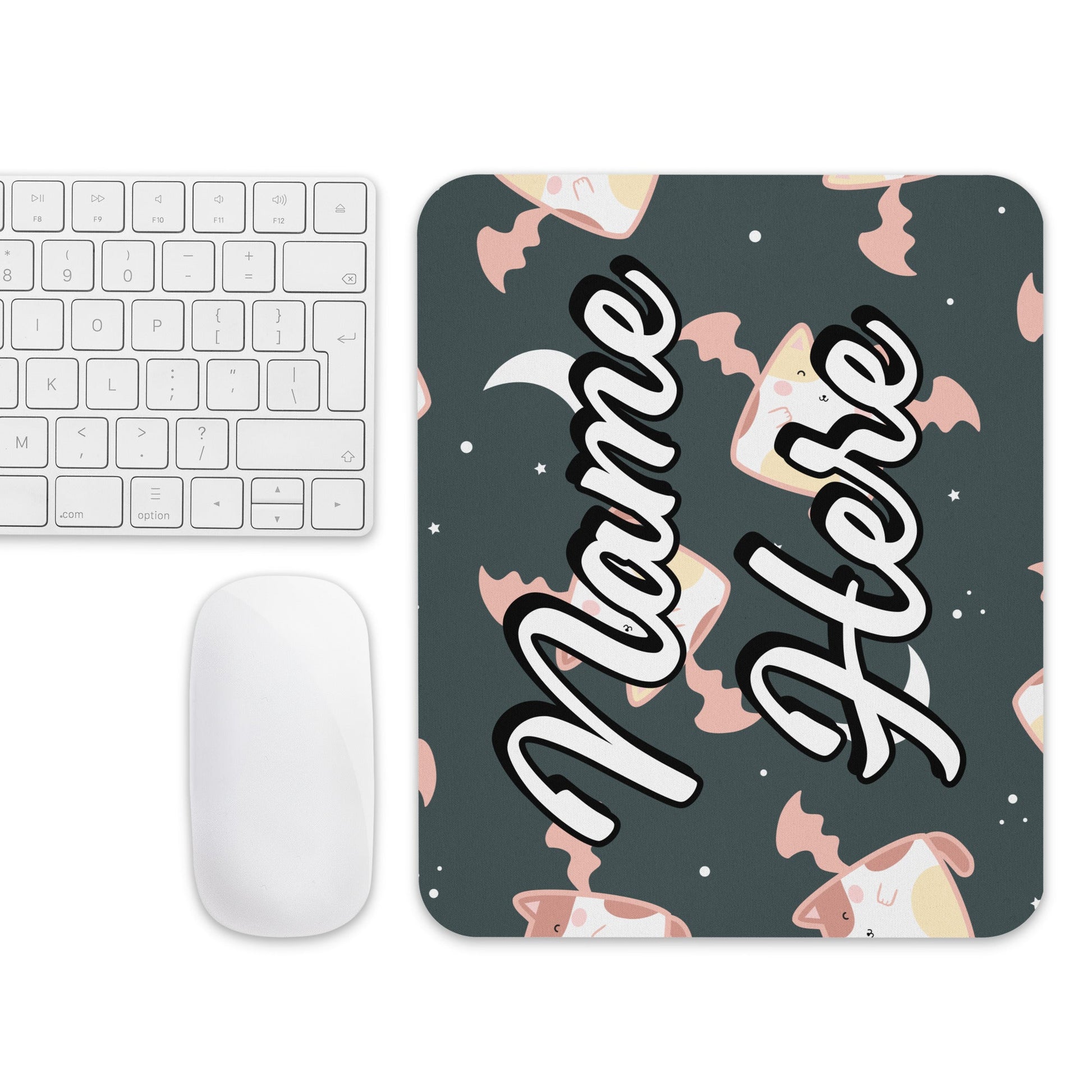 Personalized Mouse Mat | Custom Name Mouse Pad | Computer Pc Laptop Mouse Pad, Custom Text