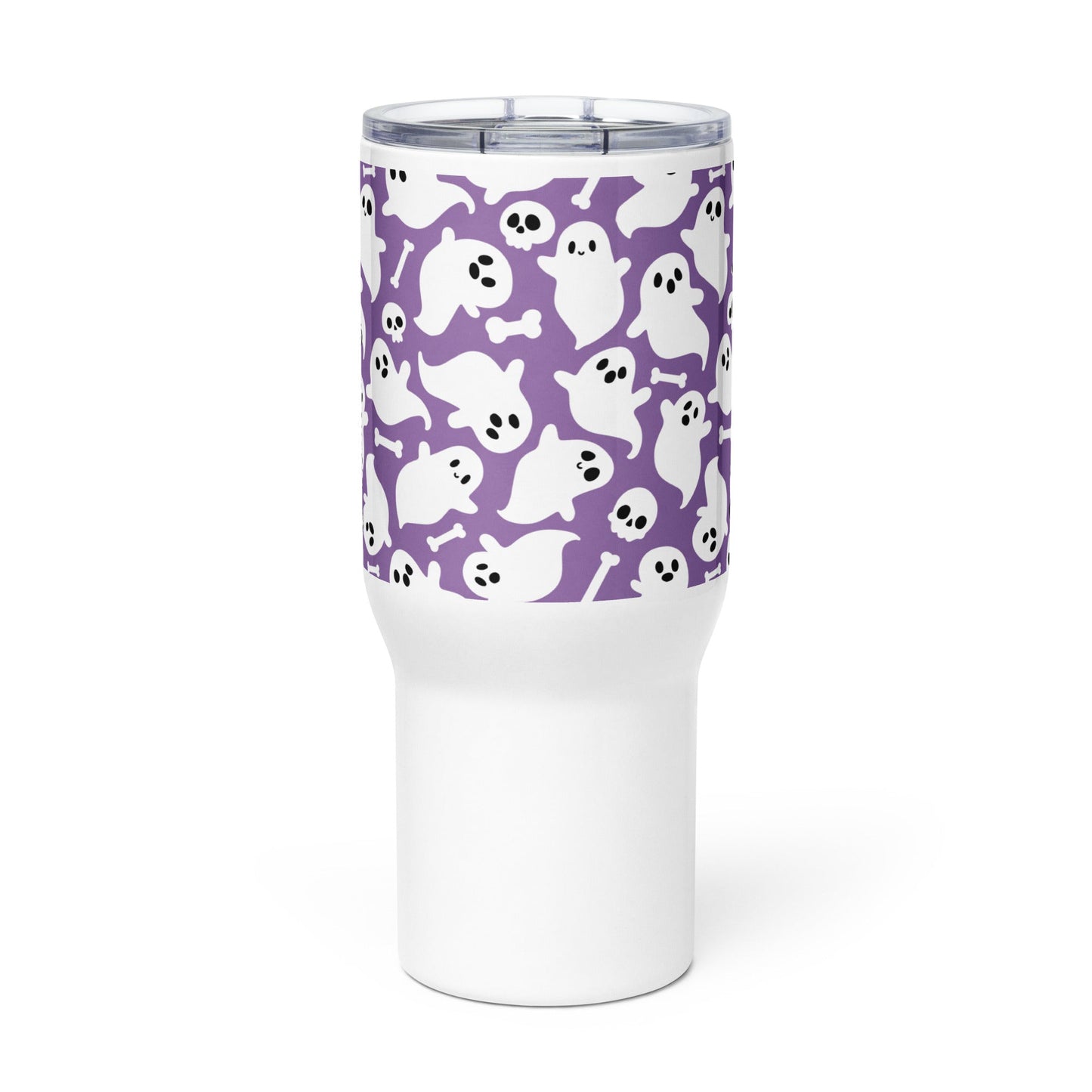 Spooky & Cute Personalized Travel Mugs | Customizable Drinkware On the Go | Travel mug with a handle