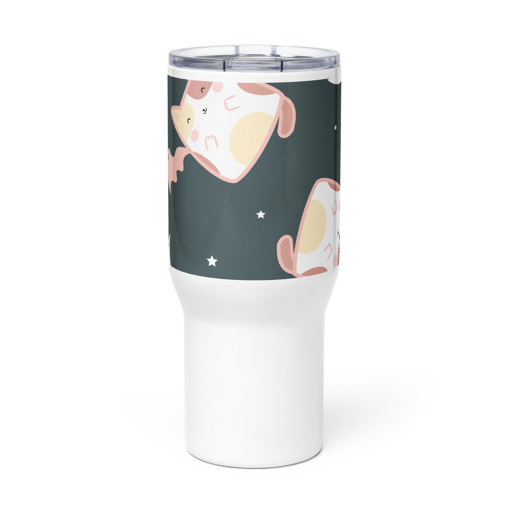 Spooky & Cute Personalized Travel Mugs | Customizable Drinkware On the Go | Travel mug with a handle