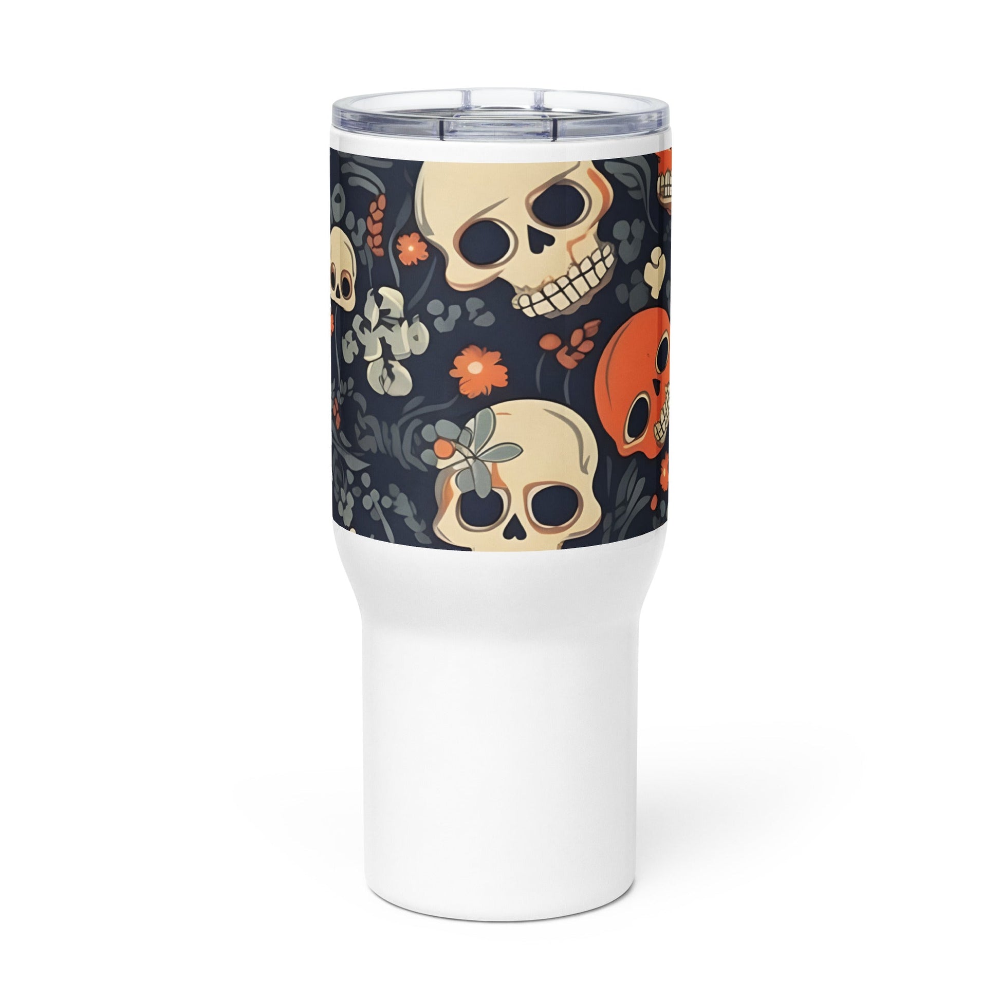 Spooky & Cute Personalized Travel Mugs | Customizable Drinkware On the Go | Travel mug with a handle