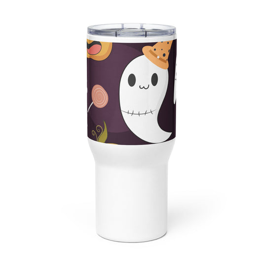 Spooky & Cute Personalized Travel Mugs | Customizable Drinkware On the Go | Travel mug with a handle