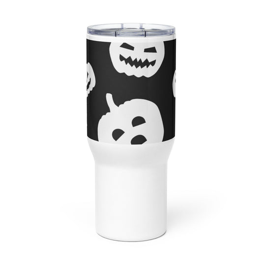 Spooky & Cute Personalized Travel Mugs | Customizable Drinkware On the Go | Travel mug with a handle